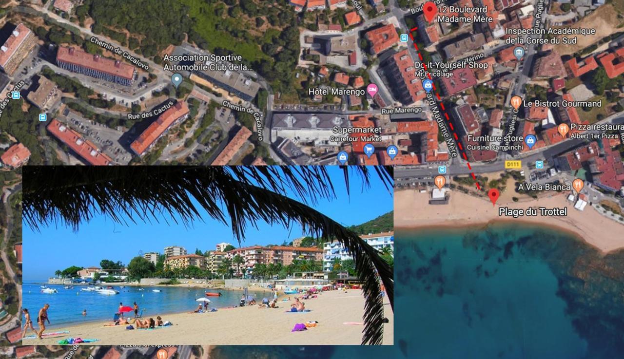 **** Mer Sea 1 A 8 Personnes 80M2 A 120M De La Mer **** Аяччо Экстерьер фото